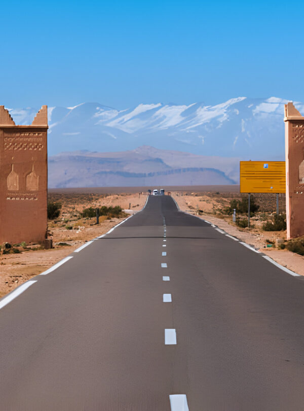 High-resolution image of a scenic Moroccan landscape with vibrant colors